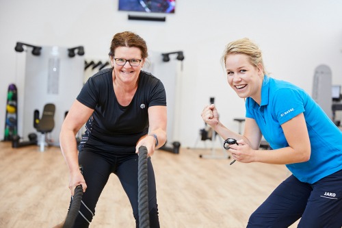 sportende vrouw