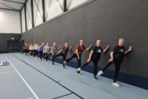 Foto bij Oldstars Korfbal