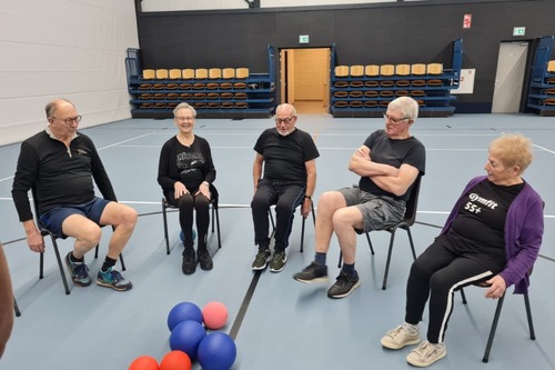 Foto bij Oldstars Korfbal