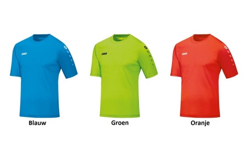 Verschillende kleuren van de shirts